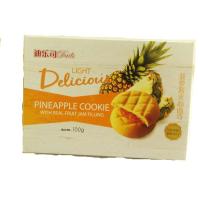 迪乐司 菠萝酱夹心曲奇饼干 100g/盒