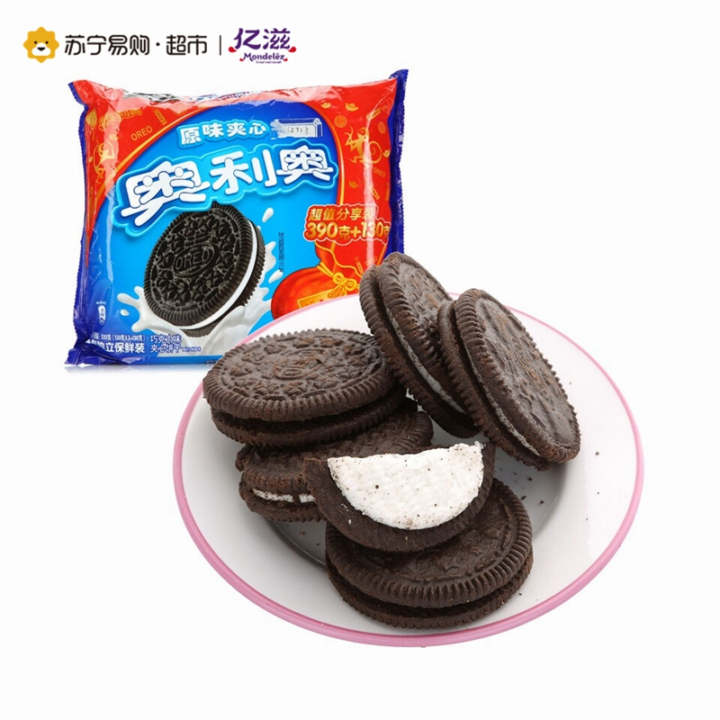 奥利奥原味夹心超值分享装520g