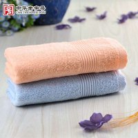 钟牌414 素螺凸缎毛巾