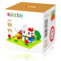 开心屋LOZ积木-kitty喷泉