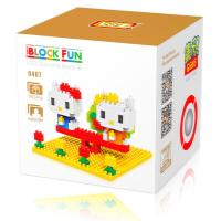 开心屋LOZ积木-kitty跷跷板