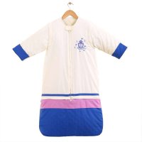 龙之涵 婴儿睡袋 宝宝成长型衣服式睡袋秋冬款 纯棉加长儿童防踢被