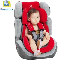 法国原装进口Renolux/雷诺思儿童汽车安全座椅9个月-12岁(旗舰版)波尔多红色