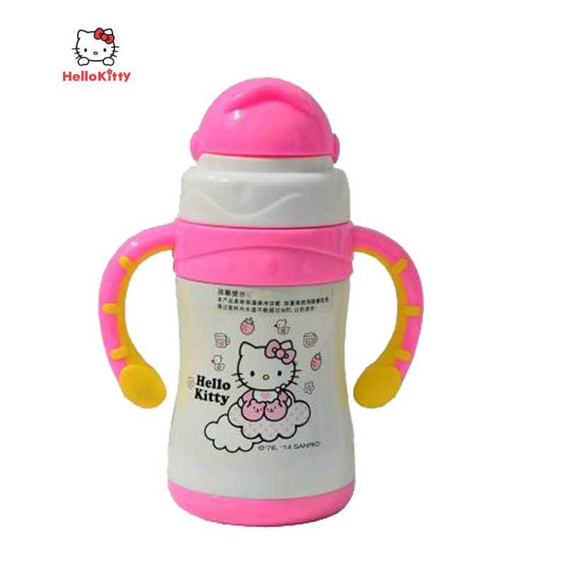 水杯Hello Kitty 凯蒂猫 乐趣儿童学饮杯 白色220ml