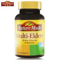 Nature Made/天维美 老人综合营养片100片 复合维生素 加含钙硒VD