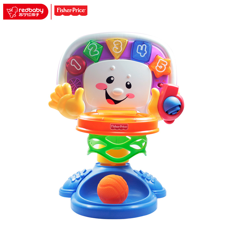 【苏宁自营】费雪(Fisher Price)音乐学习篮球架 (双语) X6158