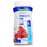 Nature's Bounty 自然之宝儿童欧米伽-3 DHA软糖60粒(原装进口)