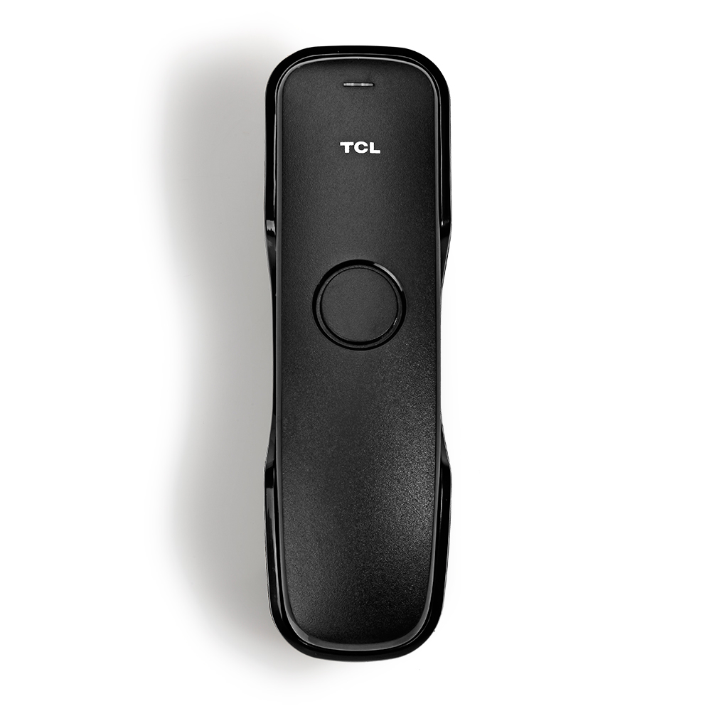 TCL 8B 电话机 挂壁座机 面包机 酒店 床头 卫生间 磨砂防滑 固定电话 黑色