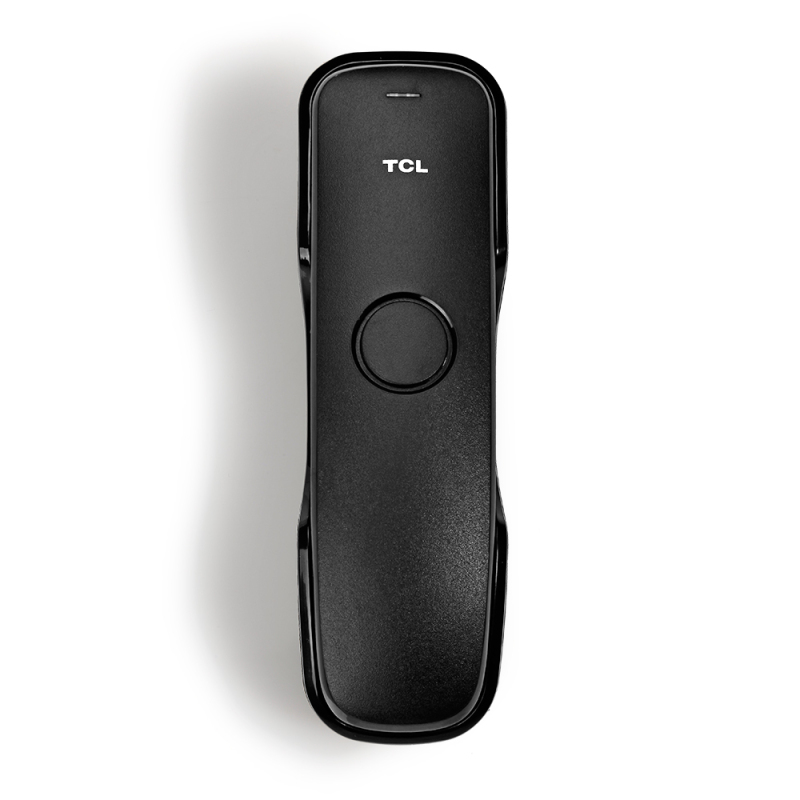 TCL 8B 电话机 挂壁座机 面包机 酒店 床头 卫生间 磨砂防滑 固定电话 黑色