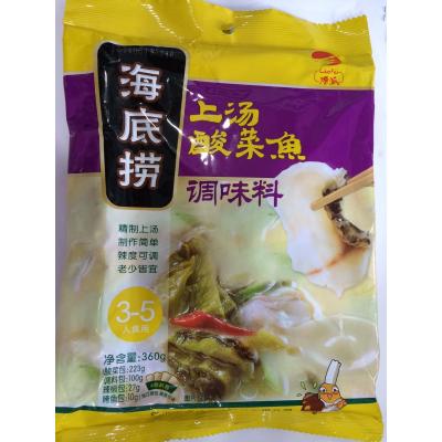 海底捞捞派上汤酸菜鱼调味料360g