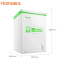 奥马（Homa） BC/BD-98 98升 一级节能 冷藏冷冻 卧式 家用 多用途冷柜（绿晶白）