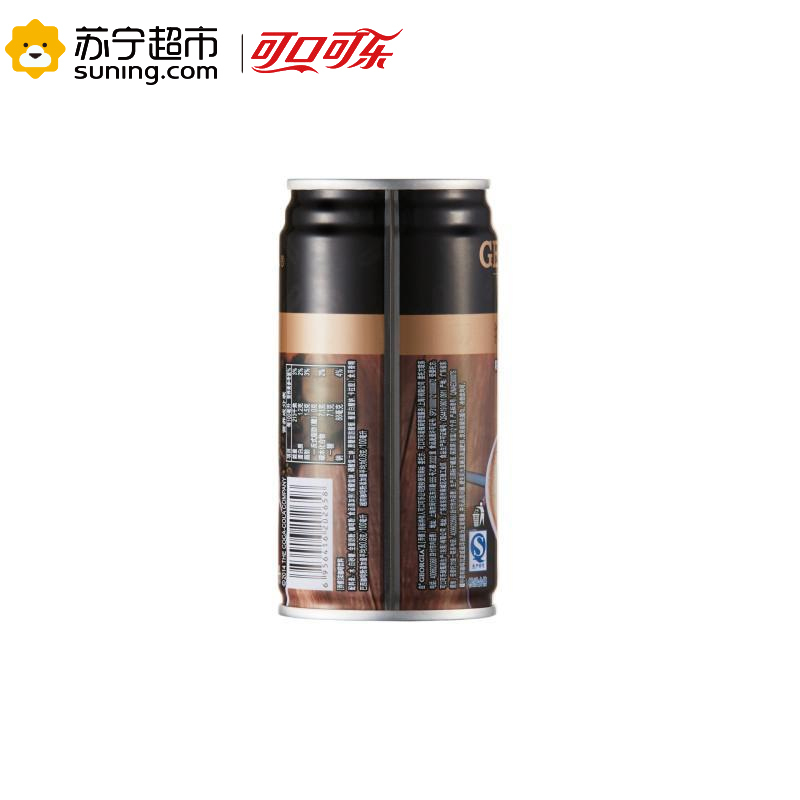 可口可乐(cocacola)乔雅 浓香经典咖啡 180ml*24/箱