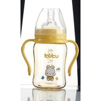 TUTU180ml宽口PPSU带柄奶瓶T4402