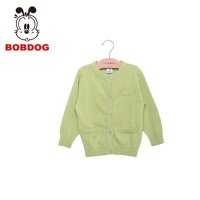 巴布豆(BOBDOG)秋冬正品潮流 巴布豆正品童装儿童羊绒衫 女童羊绒毛衣 潮流首发