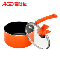 爱仕达奶锅不粘奶锅汤锅 电磁炉通用煮奶锅WG8916E婴儿不粘奶锅