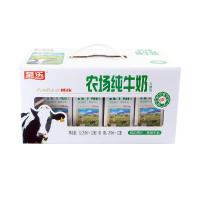 菊乐农场纯牛奶250ML*12盒