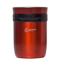 丽贝德儿童不锈钢食物焖烧罐(带勺) LMK-38 RD 石榴红