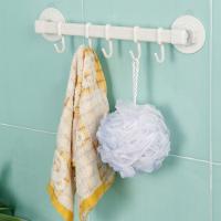 太力 无痕吸膜五头免钉挂钩 厨房浴室毛巾粘钩AWM031