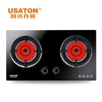 阿诗丹顿( USATON )JZT-931 燃气灶台嵌两用双 红外线节能灶炉具煤气液化气聚