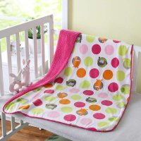 Cozzykids蔻姿大象家族短毛绒保暖毯子