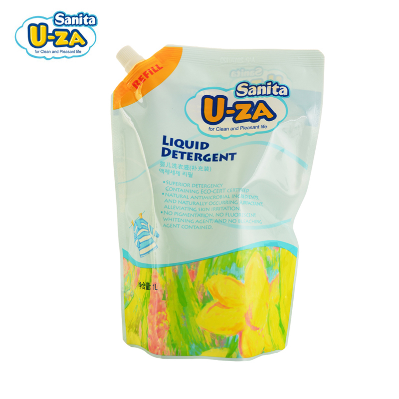 Sanita U-ZA101073婴儿洗衣液袋装(补充装)1000ml