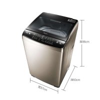 惠而浦(Whirlpool)WB80806V 8公斤 全自动 波轮洗衣机（惠金色）