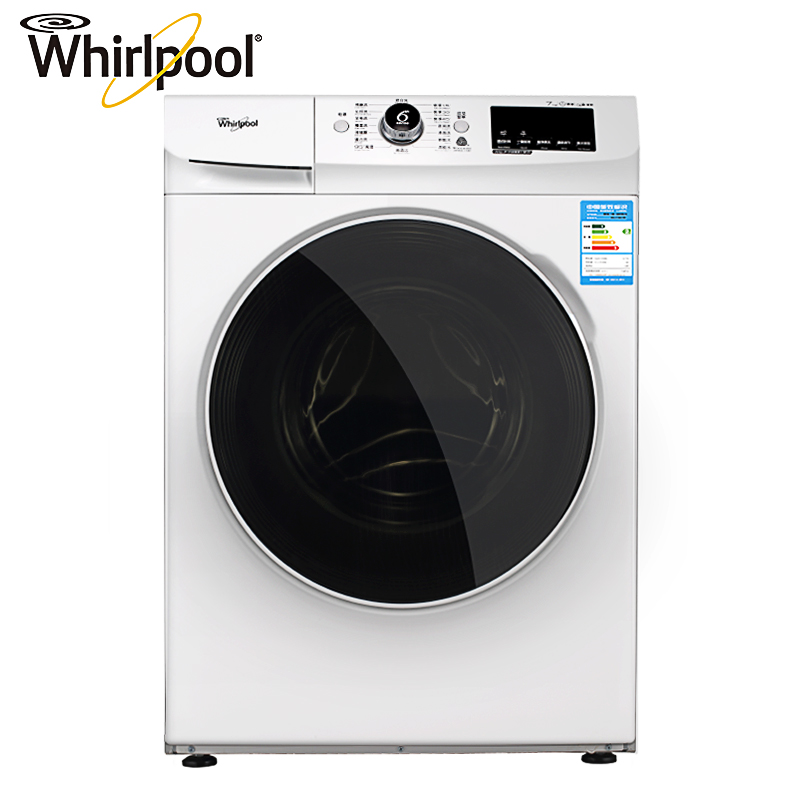 惠而浦（Whirlpool）8公斤全自动滚筒洗衣机WG-F80821W（白色）