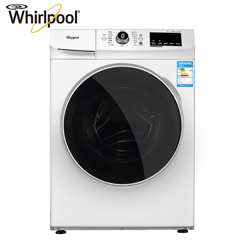 惠而浦（Whirlpool）8公斤全自动滚筒洗衣机WG-F80821W（白色）