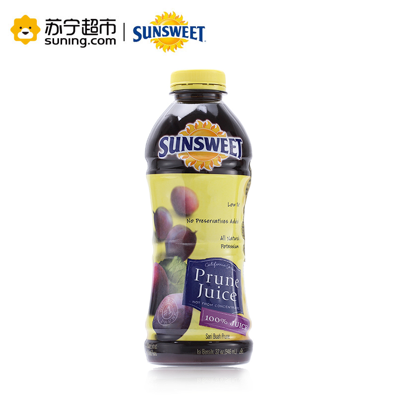 SUNSWEET 日光牌西梅汁946g NFC原榨果汁 富含5种维生素和矿物质以及纤维素高清大图