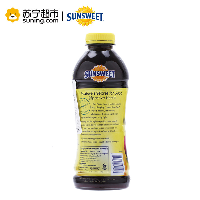 SUNSWEET 日光牌西梅汁946g NFC原榨果汁 富含5种维生素和矿物质以及纤维素高清大图