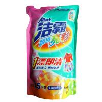 洁霸瞬清无磷洗衣液补充装1.5kg