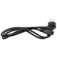 IT-CEO V08AC-1 国标AC三插+梅花尾电源连接线 1.5米 黑色