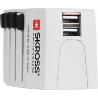 史高斯(SKROSS)全球通用转换插座+双USB充电器 (MUV USB)