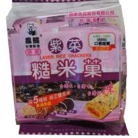 黑熊 紫菜糙米果 160g/袋