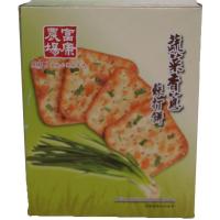 富康农场 蔬菜香葱苏打饼 120g/袋
