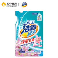 洁霸（Attack）瞬清无磷洗衣液(恬静百合香) 1.5kg/袋 花王出品