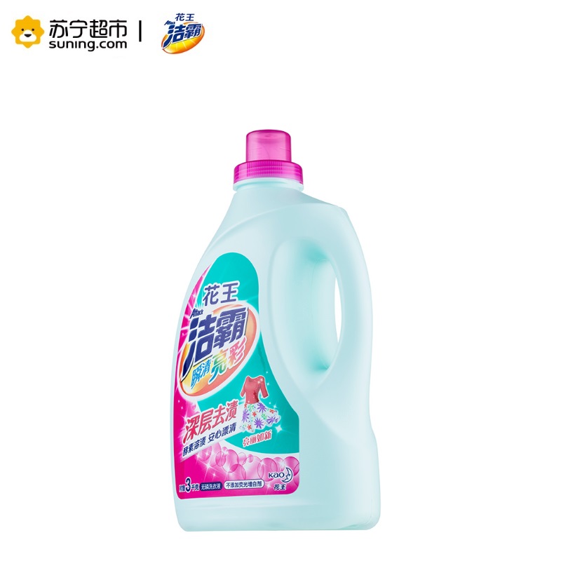 洁霸(Attack)瞬清亮彩洗衣液3kg/瓶 花王出品