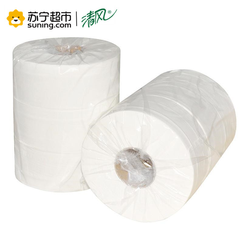 清风 卷纸 二层220米*6卷珍宝卷纸(整箱销售)