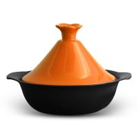 COOKFUN酷饭 炫彩系列 中号塔吉锅 橙