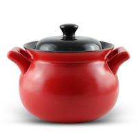 COOKFUN酷饭 汤锅陶瓷锅炖锅砂锅煲 4L
