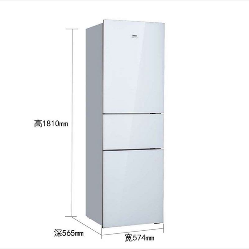 扎努西·伊莱克斯/ZANUSSI ZMM2150HGD 215升三门家用节能冷藏冷冻电冰箱(白色)图片