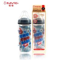 啾啾baby原装进口奶瓶 可爱妈妈宽口玻璃奶瓶 牛仔奶瓶240ml