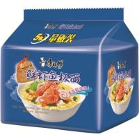 康师傅 鲜虾鱼板袋面 99g*5