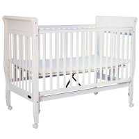 贝乐堡泰迪高级婴儿床白色套餐