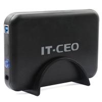 IT-CEO IT-735 3.5英寸USB 3.0移动硬盘盒 支持串口SATA硬盘 黑色