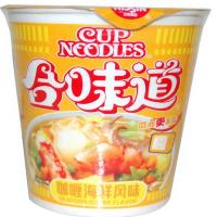 合味道咖喱海鲜杯面86G