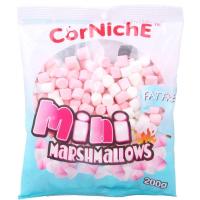 可尼斯(Corniche)迷你棉花糖儿童休闲零食糖果喜糖软糖200g