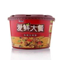 康师傅爱鲜大餐私房牛肉桶面98g