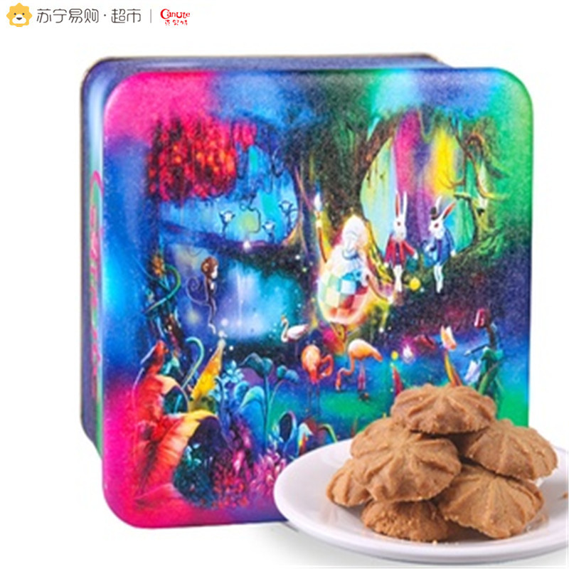 克努特canute 曲奇饼干慕斯味 160g 进口饼干 休闲零食