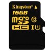 金士顿(Kingston)16G UHS-I U1 C10(读90写45)TF卡,(MircoSD)存储卡(土豪金)